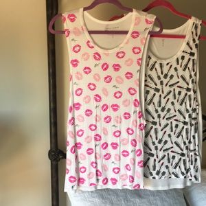 Workout tops by Betsy Johnson